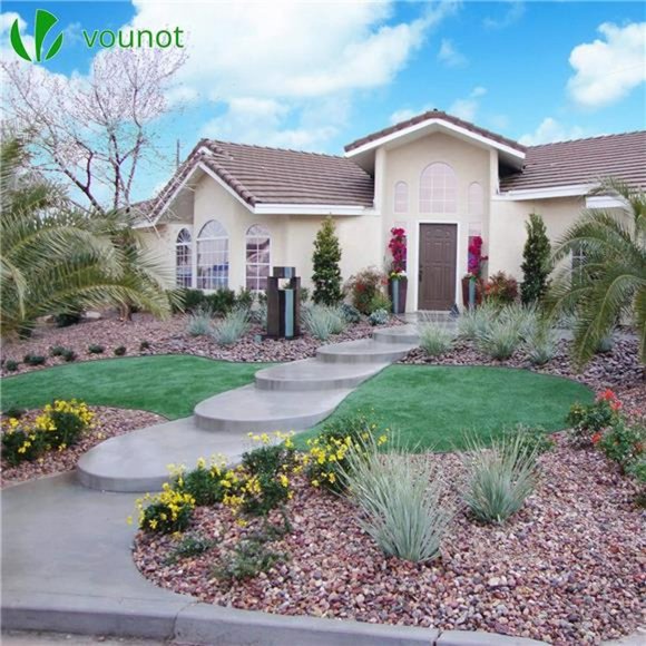 Landscape Edging No-Dig 66 Feet with 60 Anchoring Stake Flexible 2" Tall Gray - Picture 6 of 6